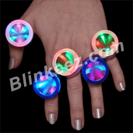 Light Up Infinity Tunnel Rings